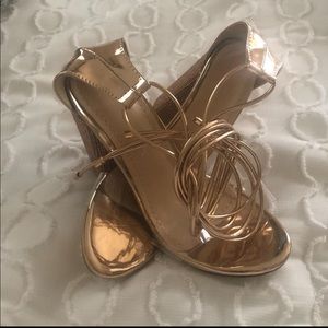 Rose gold heels
